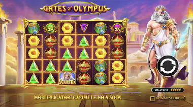 Slot demo Gates of Olympus: schermata di introduzione al gioco